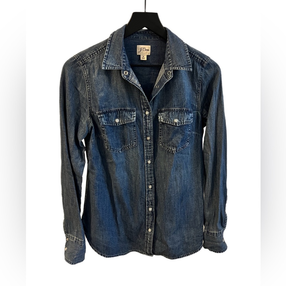 J.Crew Denim Shirt - Picture 3 of 9